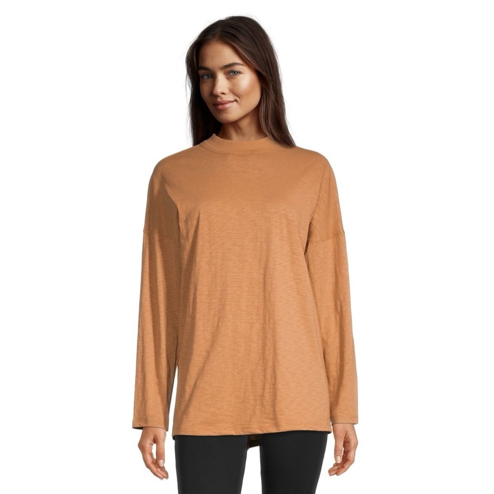 We the free ls mock neck tee